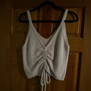 Hazel Moon lilac purple tank top with adjustable strings